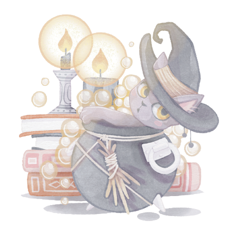 Sticky Notes sagomate - Witchy Cat