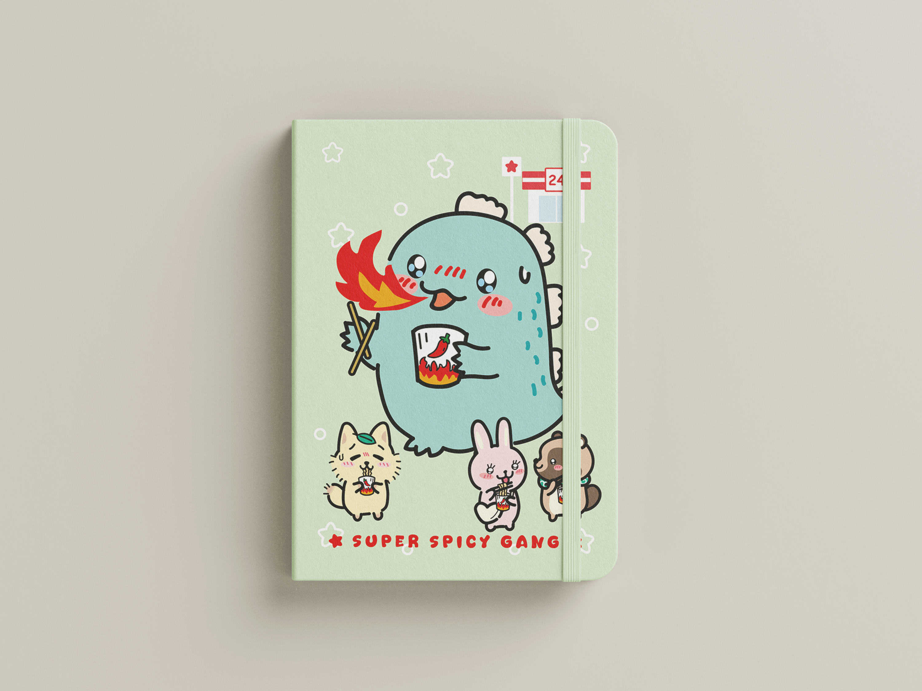 Notebook A5 Copertina Rigida - Spicy Gang