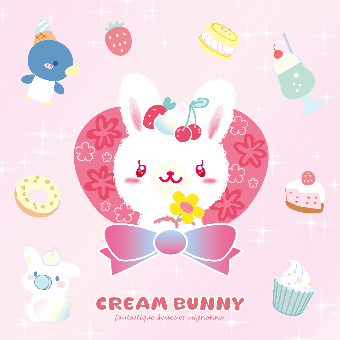 Set 20 Sticker illustrati - Kawaii 3