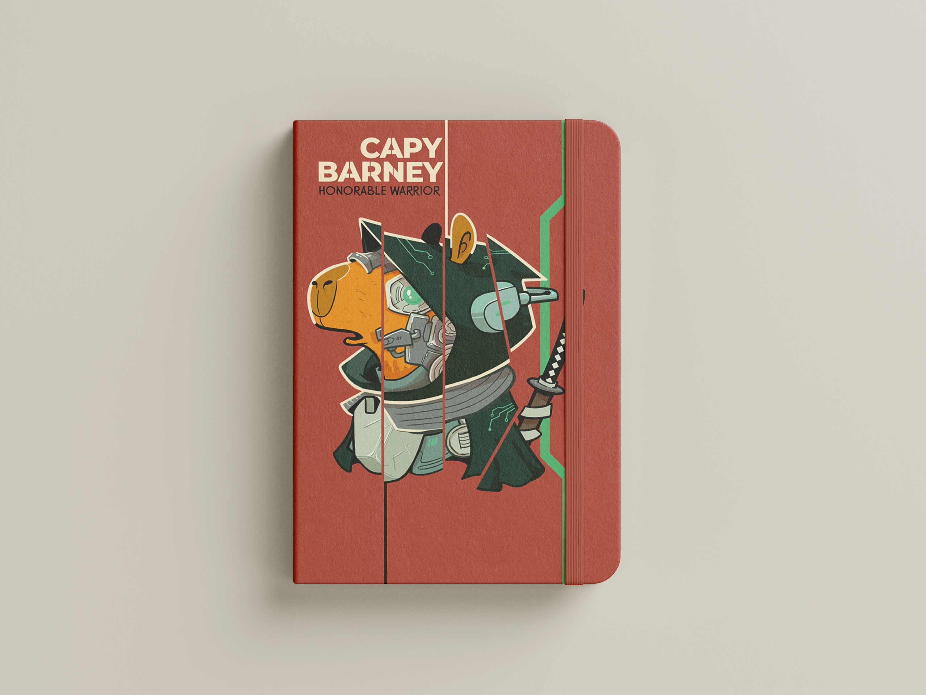 Notebook A5 Copertina Rigida - Capy Barney