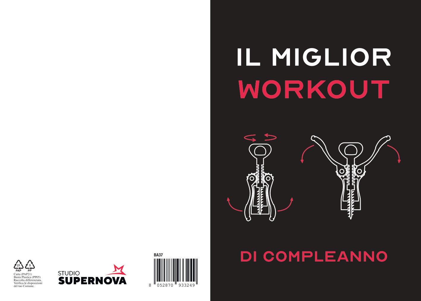 BIGLIETTO D'AUGURI WORKOUT