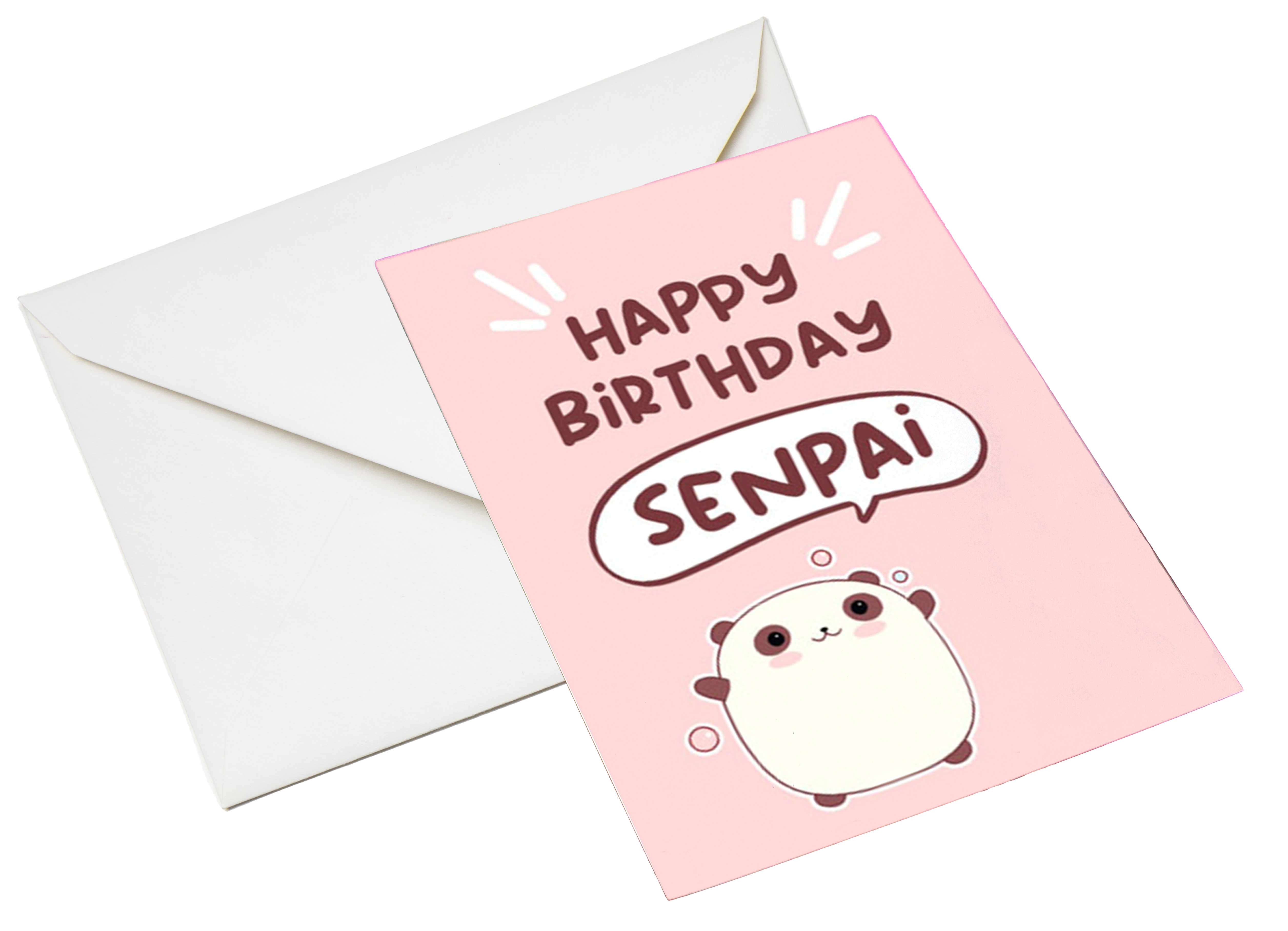 BIGLIETTO D'AUGURI SENPAI