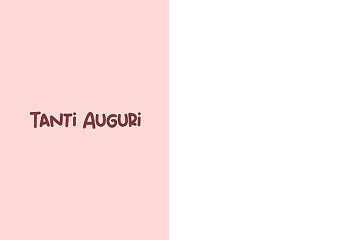 BIGLIETTO D'AUGURI SENPAI