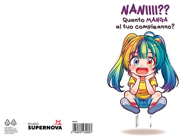 BIGLIETTO D'AUGURI NANI