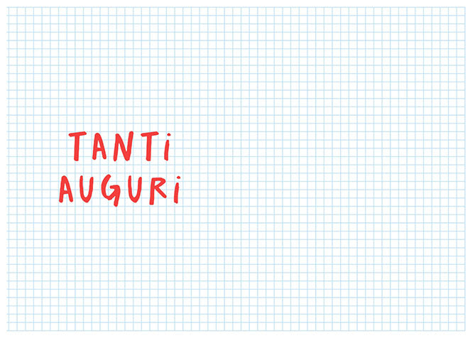 BIGLIETTO D'AUGURI ANZIANITÀ