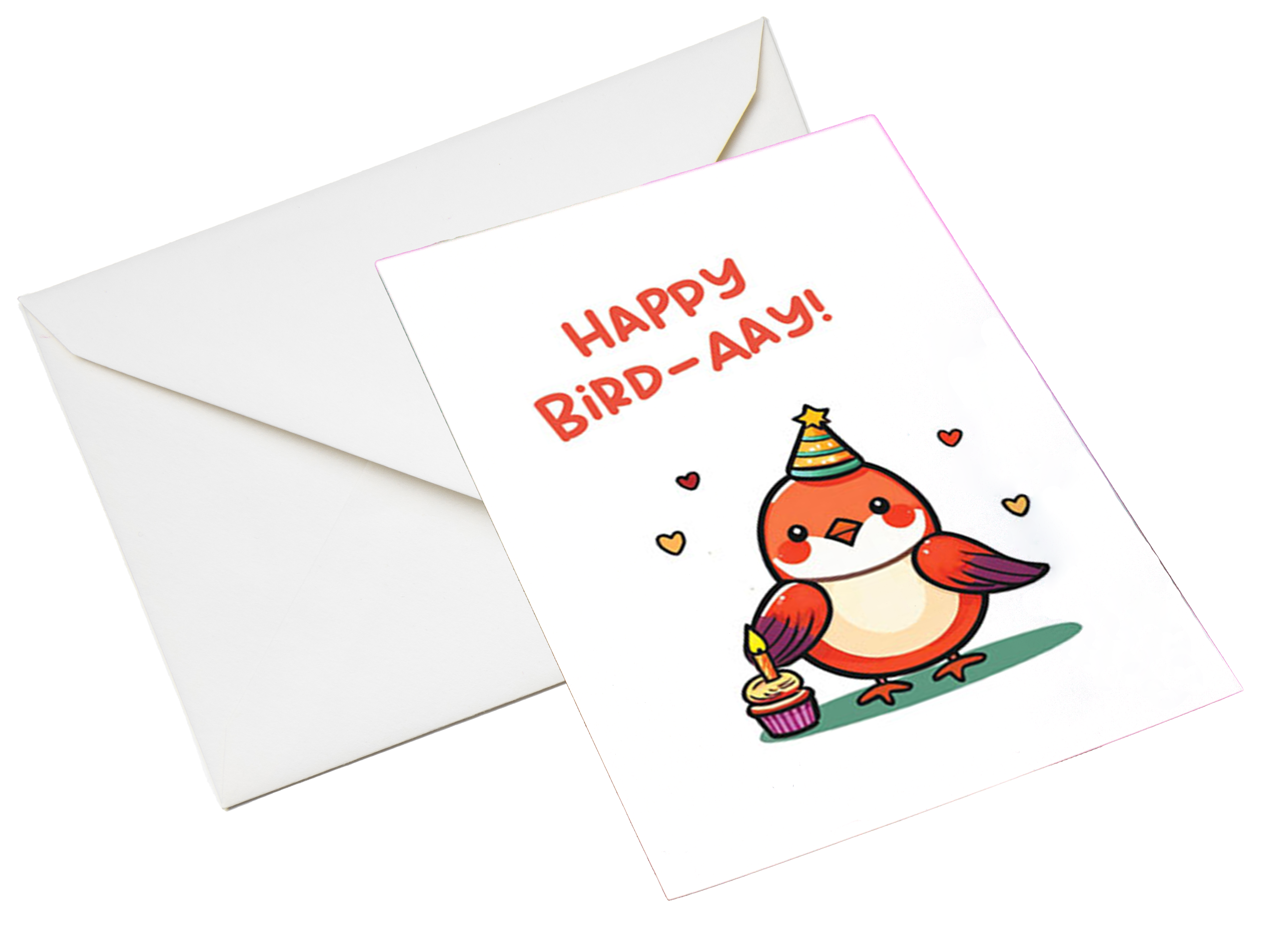 BIGLIETTO D'AUGURI BIRD-AAY