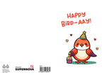 BIGLIETTO D'AUGURI BIRD-AAY