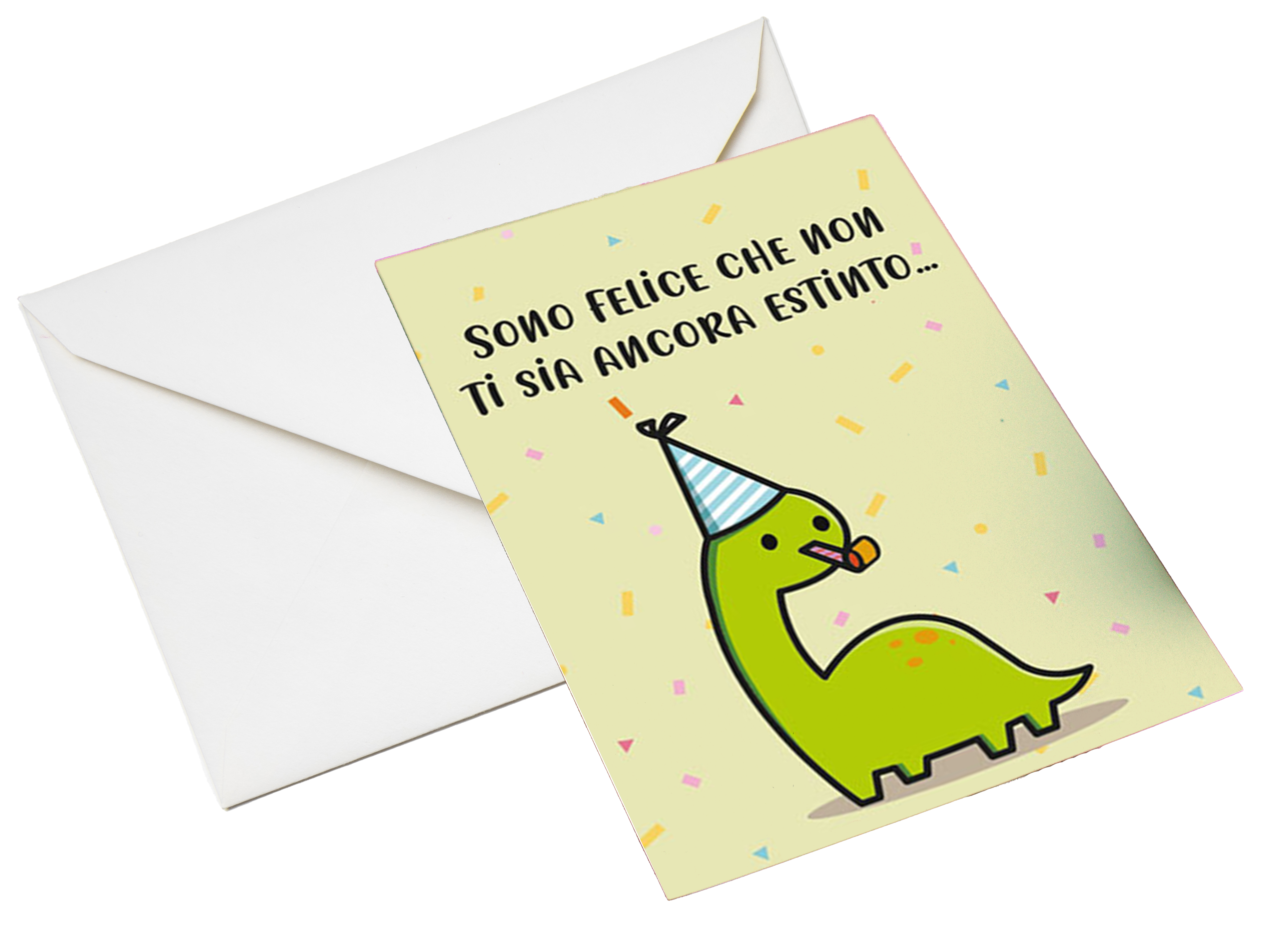 BIGLIETTO D'AUGURI ESTINTO