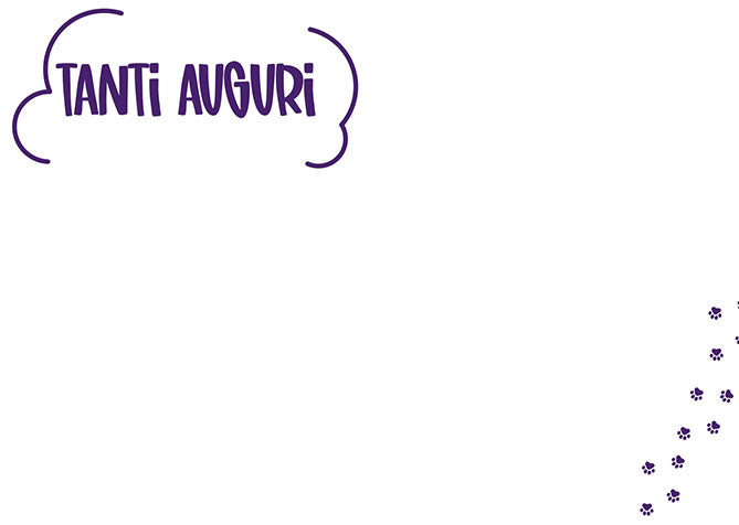 BIGLIETTO D'AUGURI PURRR-FECT