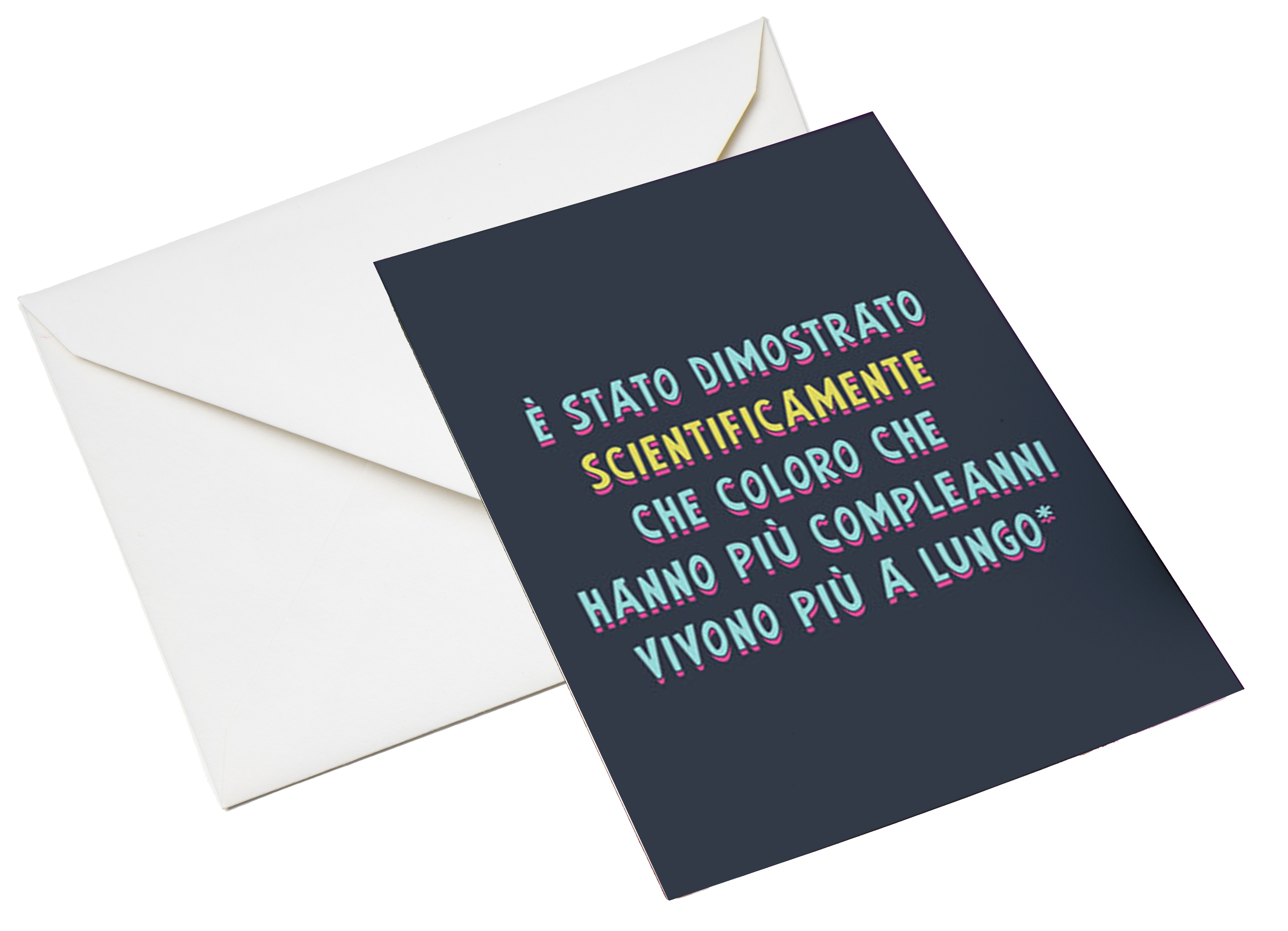 BIGLIETTO D'AUGURI SCIENTIFICAMENTE