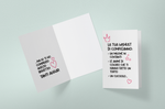 BIGLIETTO D'AUGURI WISHLIST DI COMPLEANNO