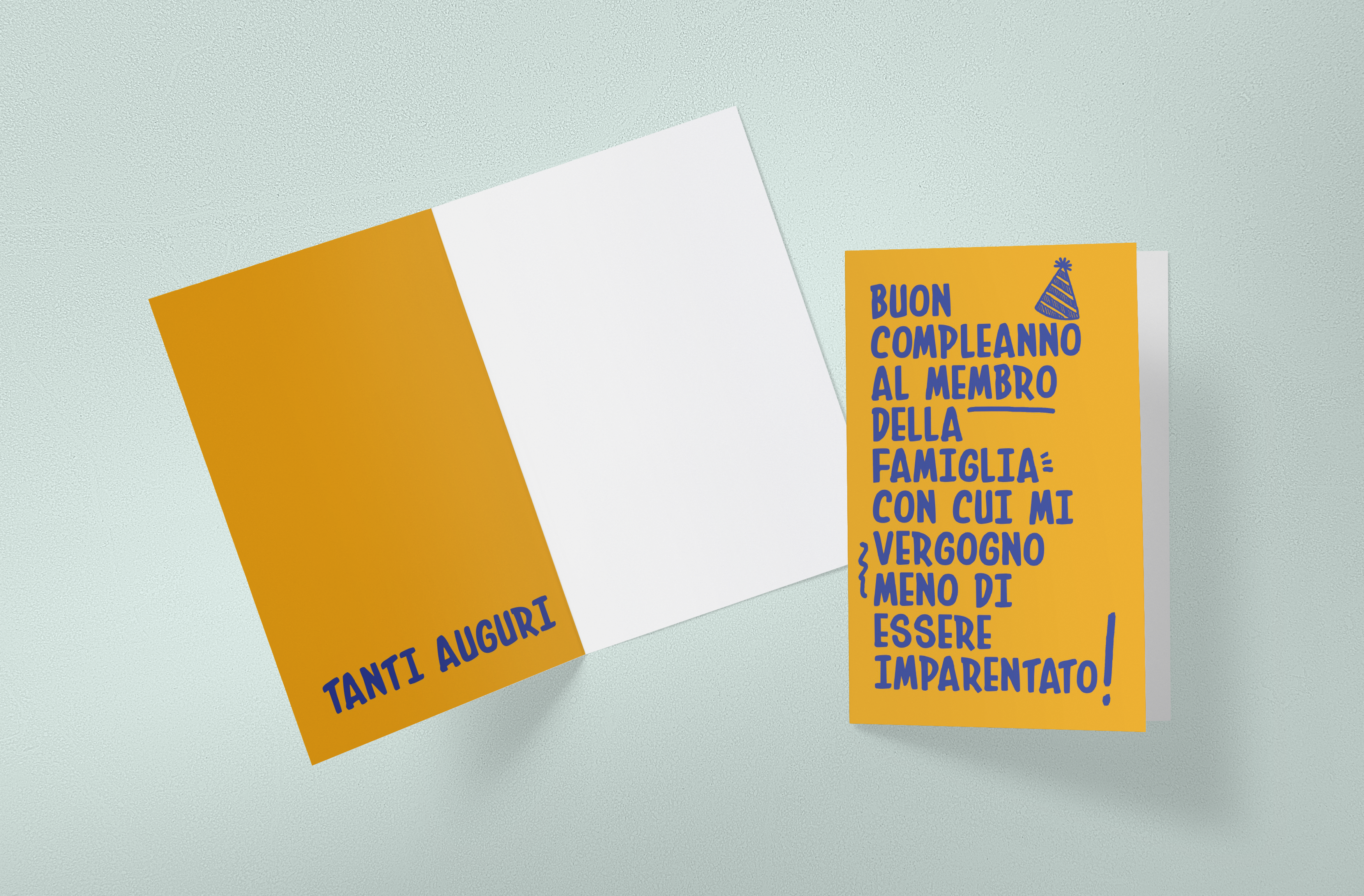 BIGLIETTO D'AUGURI FAMIGLIA