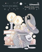 STICKY NOTES SAGOMATE - WITCHY CAT