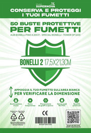 STUDIO SUPERNOVA - 50 BUSTE PROTETTIVE BONELLI 2 (17,5 X 21,3)