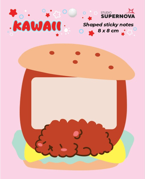 STICKY NOTES SAGOMATE - BURGER