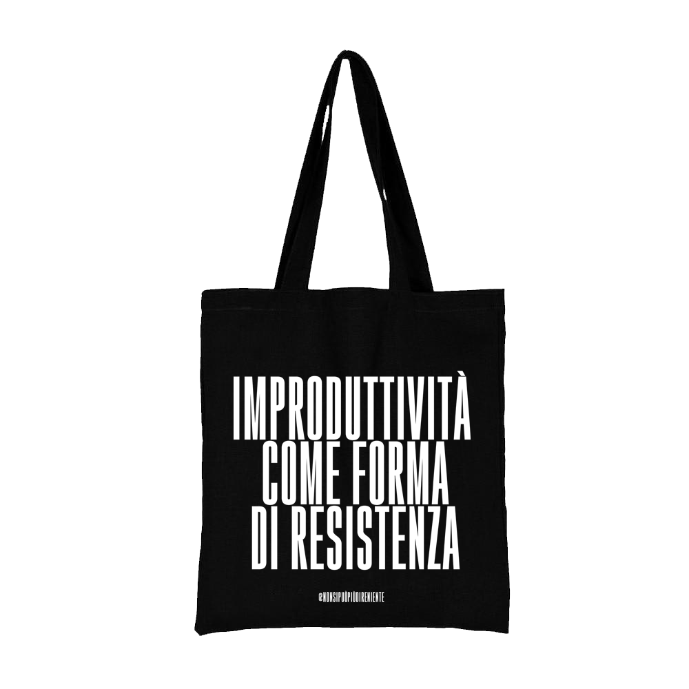 TOTE BAG IMPRODUTTIVITÀ