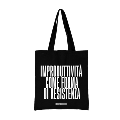 TOTE BAG IMPRODUTTIVITÀ