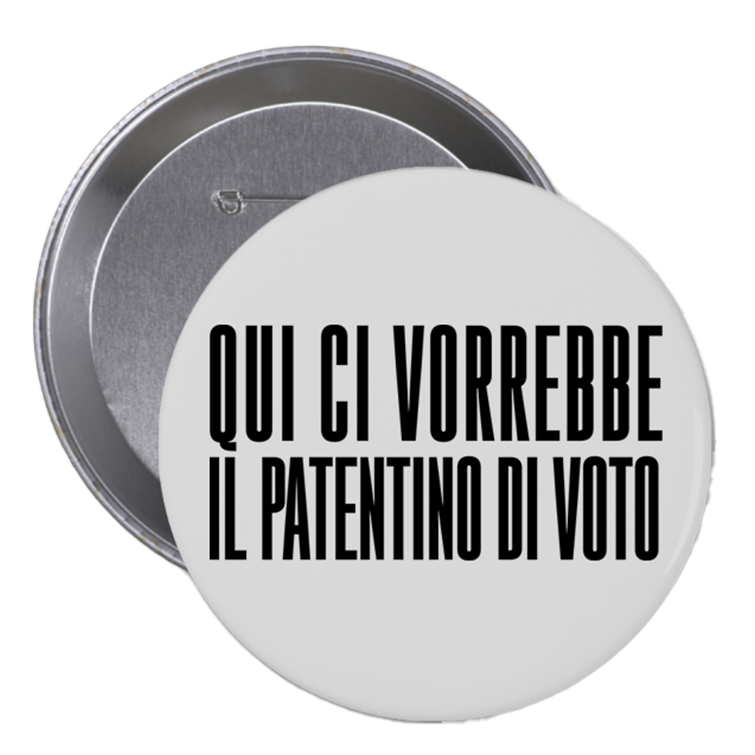 SPILLA PATENTINO DI VOTO