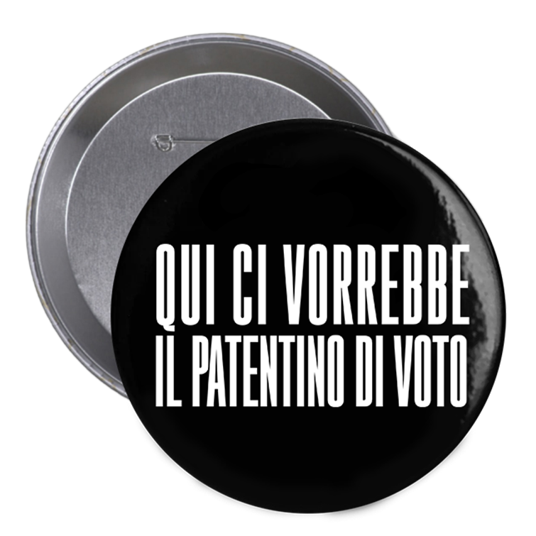 SPILLA PATENTINO DI VOTO