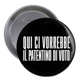 SPILLA PATENTINO DI VOTO